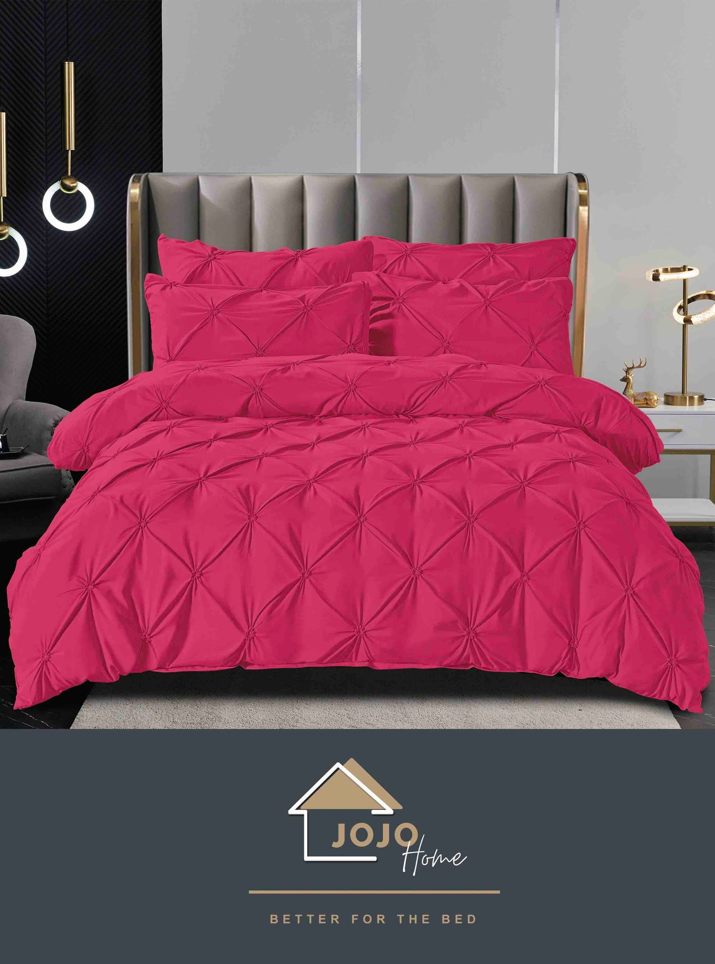 Lenjerie de pat cu pliuri din finet