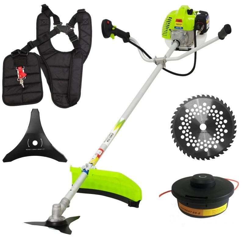 Set Motocoasa Micul Fermier Gf-1311, 3.4Cp + Cap Cultivator + 3 Sisteme Taiere